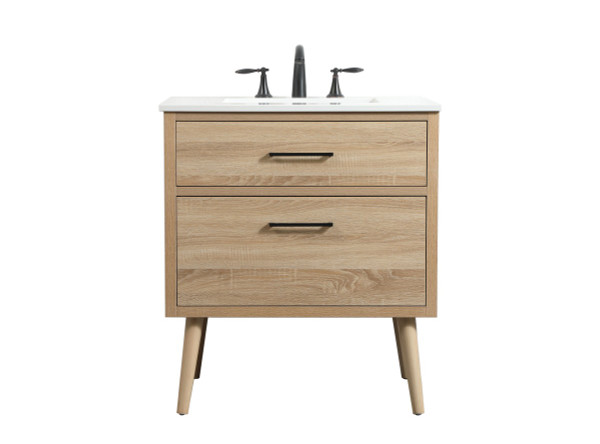 Elegant Lighting - VF41030MW - Single Bathroom Vanity - Boise - mango wood
