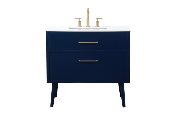 Elegant Lighting - VF41036MBL - Vanity Sink Set - Boise - Blue