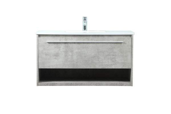 Elegant Lighting - VF43536MCG - Vanity Sink Set - Roman - Concrete Grey