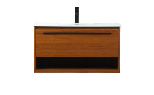 Elegant Lighting - VF43536MTK - Vanity Sink Set - Roman - Teak