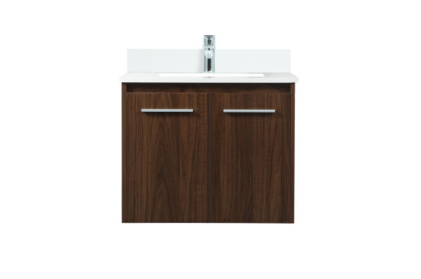 Elegant Lighting - VF44524MWT-BS - Single Bathroom Vanity - Penn - Walnut