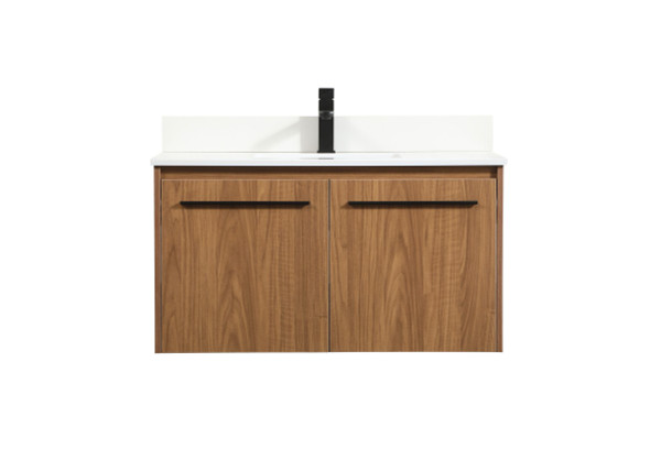 Elegant Lighting - VF44536WB-BS - Single Bathroom Vanity - Penn - Walnut Brown