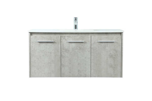 Elegant Lighting - VF44540MCG - Single Bathroom Vanity - Penn - Concrete Grey