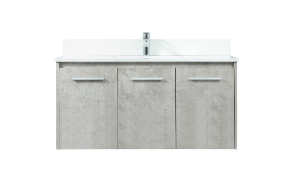 Elegant Lighting - VF44540MCG-BS - Single Bathroom Vanity - Penn - Concrete Grey