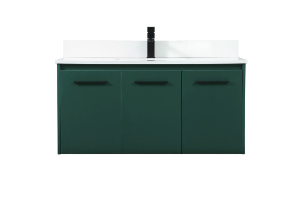 Elegant Lighting - VF44540MGN-BS - Single Bathroom Vanity - Penn - Green