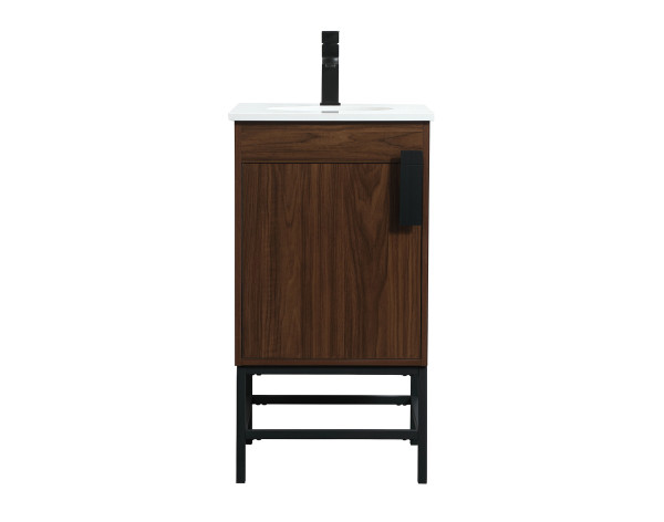 Elegant Lighting - VF48818MWT - Single Bathroom Vanity - Eugene - Walnut