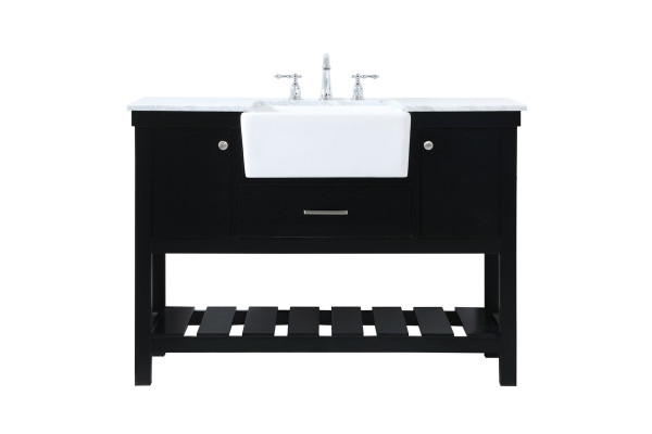 Elegant Lighting - VF60148BK - Single Bathroom Vanity - Clement - black