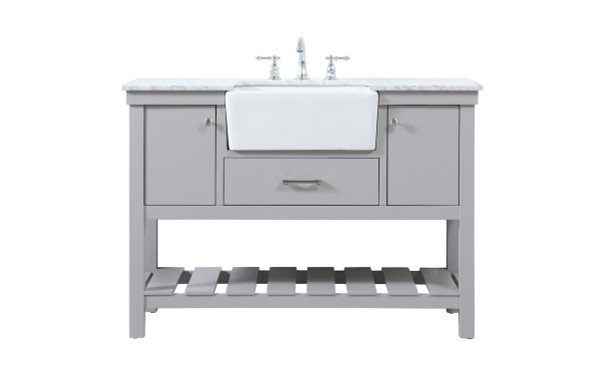 Elegant Lighting - VF60148GR - Single Bathroom Vanity - Clement - grey