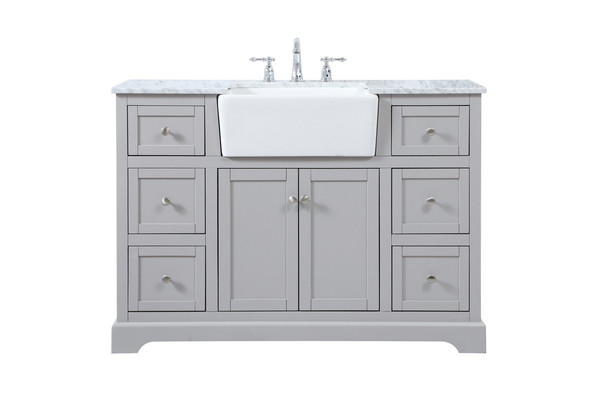 Elegant Lighting - VF60248GR - Single Bathroom Vanity - Franklin - grey