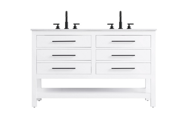 Elegant Lighting - VF60554DWH - Bathroom Vanity - Karson - White