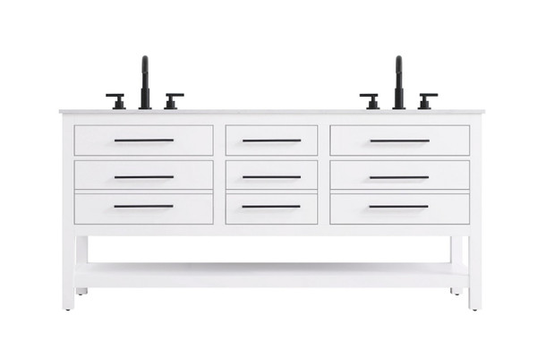 Elegant Lighting - VF60572DWH - Bathroom Vanity - Karson - White