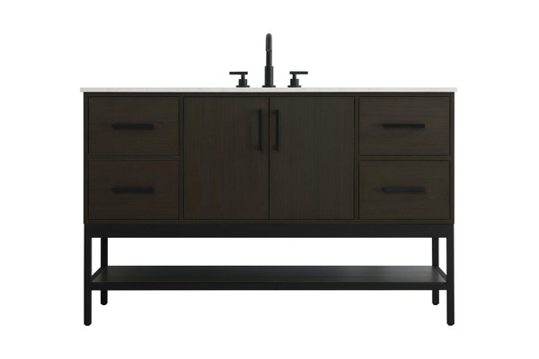 Elegant Lighting - VF60754MMB - Bathroom Vanity - Lennox - Mocha Brown