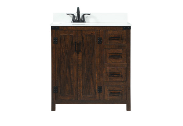 Elegant Lighting - VF90232EX-BS - Single Bathroom Vanity - Grant - expresso
