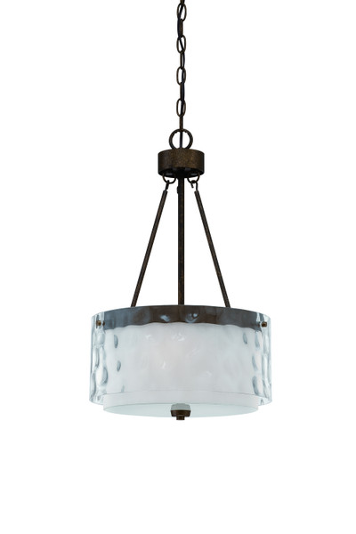 Craftmade - 35493-PR - Three Light Pendant - Kenswick - Peruvian Bronze