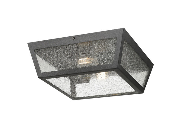 Innovations - 9952-1F-BK-12-SDY - Two Light Flush Mount - Madison - Matte Black
