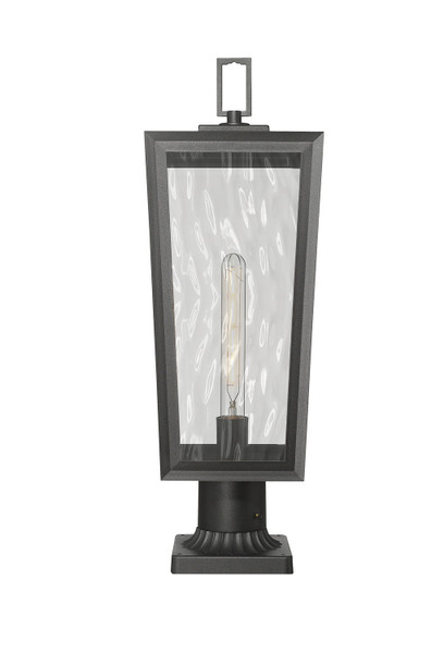 Innovations - 9952-1PLT-BK-23-WG - One Light Outdoor Post Lantern - Madison - Matte Black