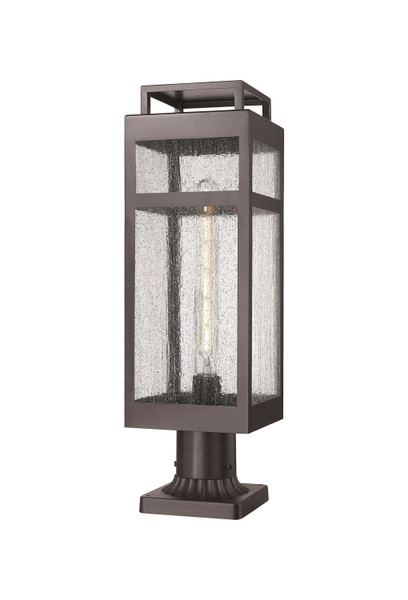 Innovations - 9953-1PLT-BZ-20-SDY - One Light Outdoor Post Lantern - Ridgeway - Bronze