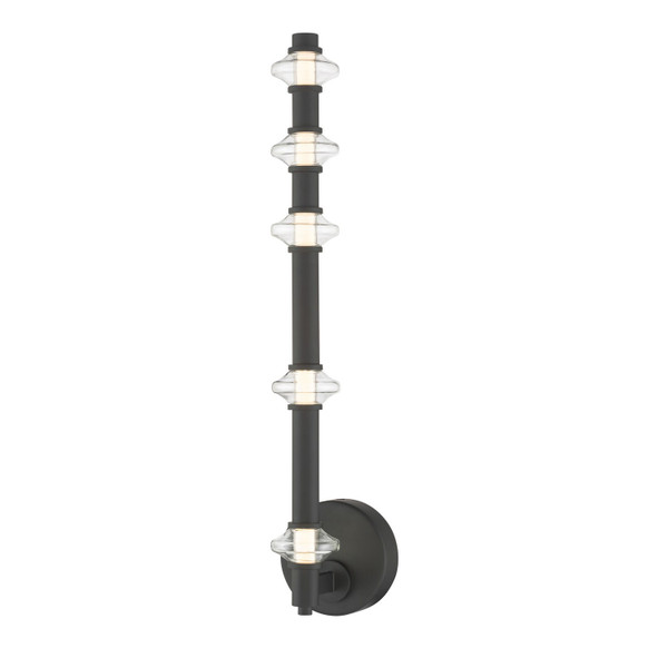 Minka-Lavery - 5640-899-L - LED Wall Sconce - Pearl - Dark Matte Black