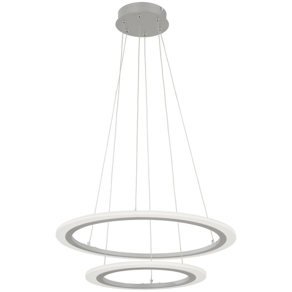 George Kovacs - P8142-609-L - LED Pendant - Discovery - Silver