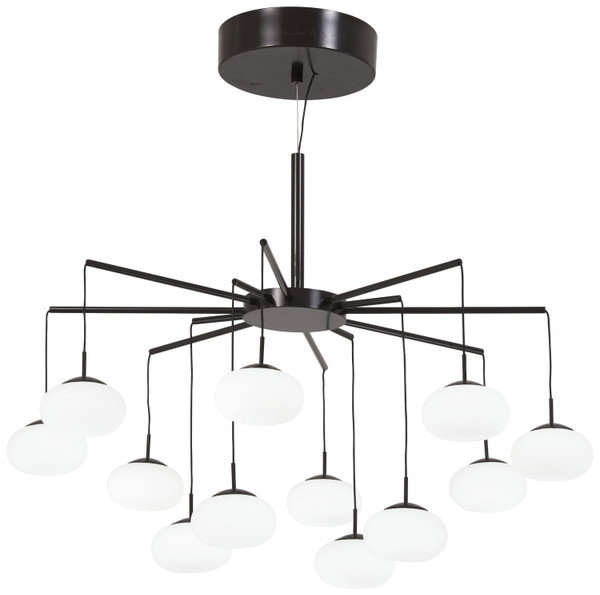 George Kovacs - P8238-671-L - LED Chandelier(Convertible To Semi Flush) - George's Web - Bronze With Gold Dust