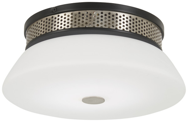 George Kovacs - P954-691-L - LED Flush Mount - Tauten - Brushed Nickel and Coal Highlights