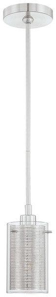 George Kovacs - P961-077 - One Light Mini Pendant - Grid II - Chrome