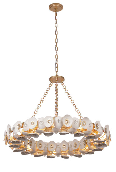 Metropolitan - N1865-760 - Ten Light Pendant - Niu - Fawn Gold