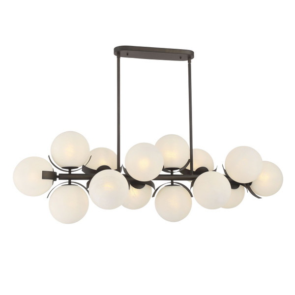 Metropolitan - N2087-860 - 14 Light Island Pendant - Vino - Dark Bronze