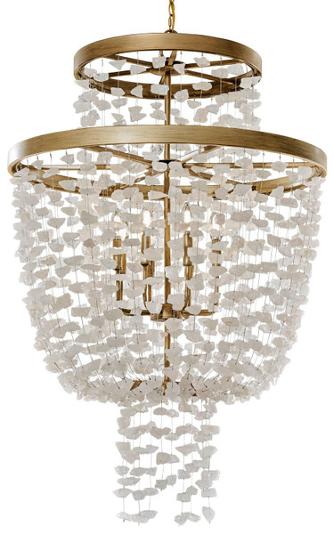 Metropolitan - N6897-898 - Eight Light Pendant - Stonybrook by Robin Baron - Harvest Gold