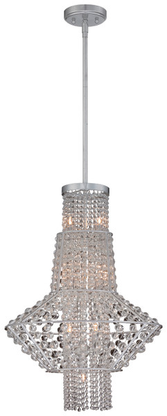 Metropolitan - N7307-598 - Seven Light Pendant - Saybrook - Catalina Silver