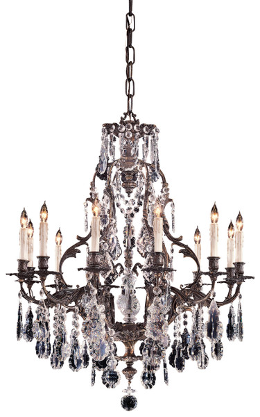 Metropolitan - N950201 - 12 Light Chandelier - Crystal - Oxidized Brass