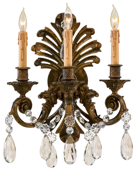 Metropolitan - N952013 - Three Light Wall Sconce - Metropolitan Family - Oxidized Brass