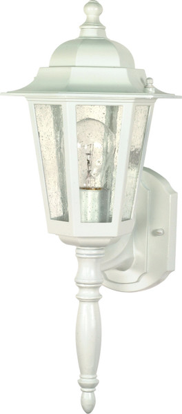 Nuvo Lighting - 60-3470 - One Light Wall Lantern - Central Park - White