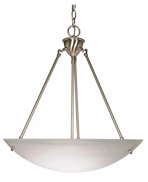 Nuvo Lighting - 60-370 - Three Light Pendant - Pendants Brushed Nickel - Brushed Nickel