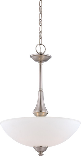 Nuvo Lighting - 60-5038 - Three Light Pendant - Patton - Brushed Nickel