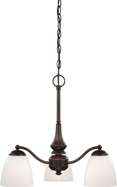 Nuvo Lighting - 60-5142 - Three Light Chandelier - Patton - Prairie Bronze
