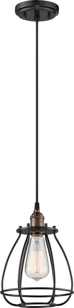 Nuvo Lighting - 60-5501 - One Light Pendant - Vintage - Rustic Bronze