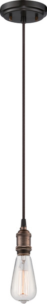 Nuvo Lighting - 60-5505 - One Light Pendant - Vintage - Rustic Bronze