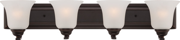 Nuvo Lighting - 60-5694 - Four Light Vanity - Elizabeth - Sudbury Bronze