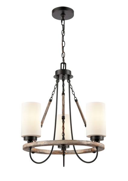 Innovations - 442-3CR-BK-G4421 - Three Light Mini Chandelier - Paladin - Matte Black