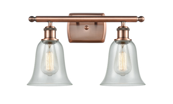 Innovations - 516-2W-AC-G2812 - Two Light Bath Vanity - Ballston - Antique Copper
