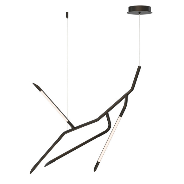 ET2 - E25413-BK - LED Pendant - Scion - Black