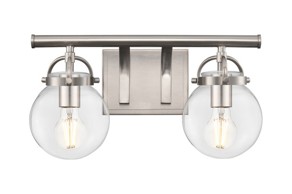 Innovations - 416-2W-SN-G202-6 - Two Light Bath Vanity - Downtown Urban - Satin Nickel