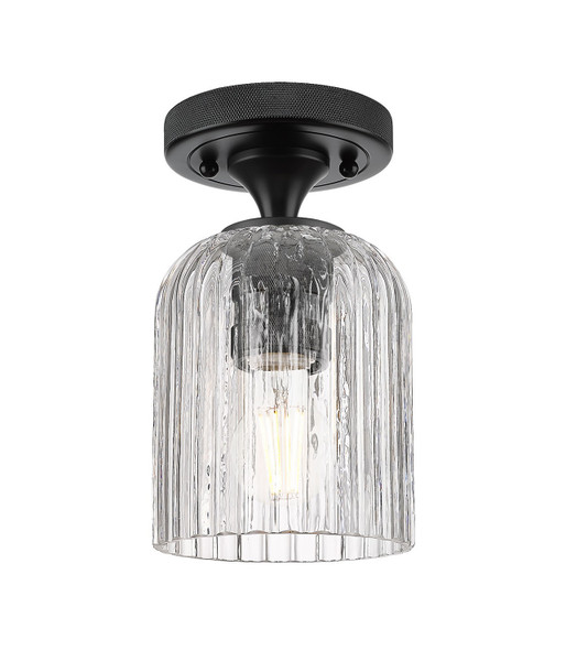 Innovations - 434-1F-BK-G559-5CL - One Light Flush Mount - Downtown Urban - Matte Black