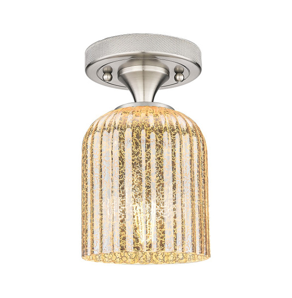 Innovations - 434-1F-SN-G559-5ME - One Light Flush Mount - Downtown Urban - Satin Nickel