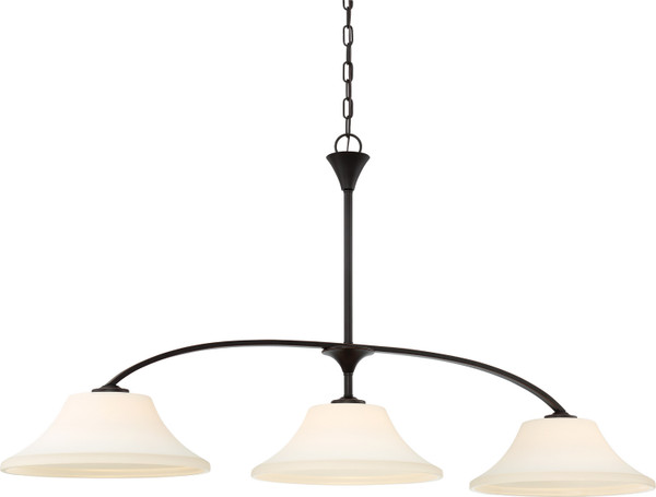 Nuvo Lighting - 60-6308 - Three Light Island Pendant - Fawn - Mahogany Bronze