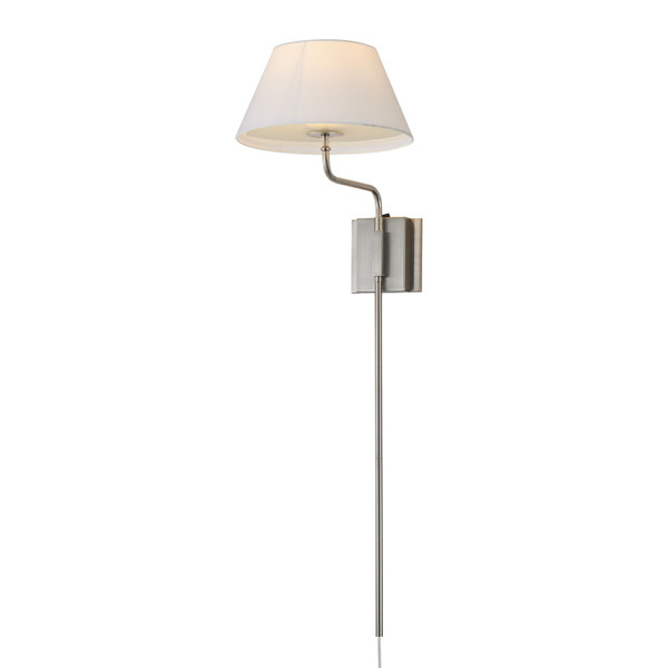 Maxim - 18410OFPN - One Light Wall Sconce - Dunbridge - Polished Nickel