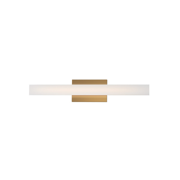 Maxim - 59102CLFTNAB - LED Vanity - Vogue - Natural Aged Brass