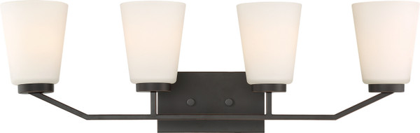 Nuvo Lighting - 60-6344 - Four Light Vanity - Nome - Mahogany Bronze