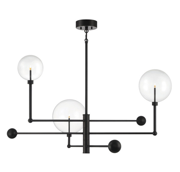 Meridian - M100100ORB - LED Chandelier - English Bronze